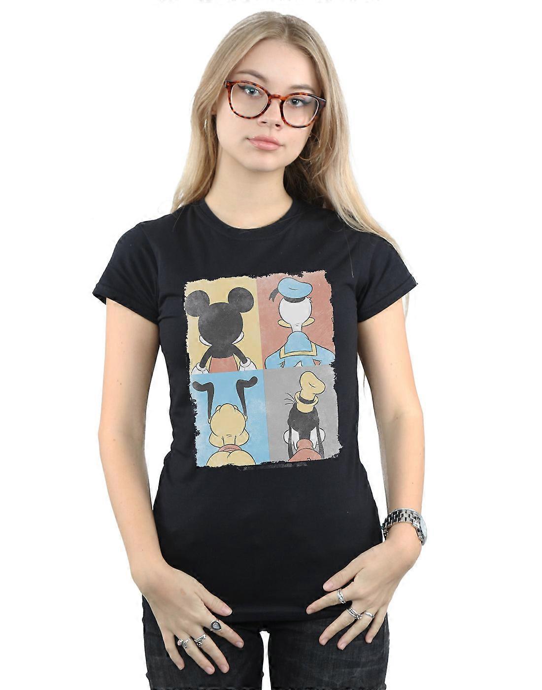 Disney Women's Mickey Mouse Four Backs T-Shirt