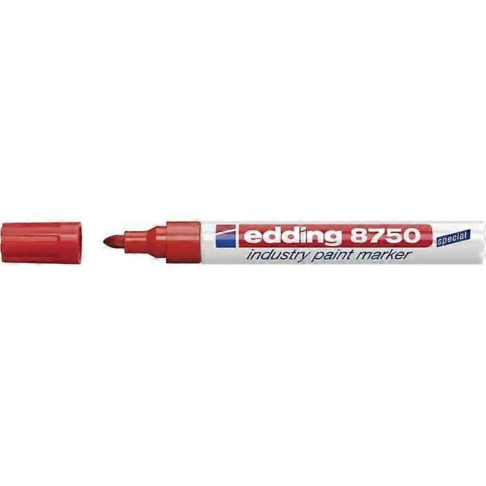 Paint marker - Edding - E-8750 - Red - 2-4 mm - Indelible - Round tip