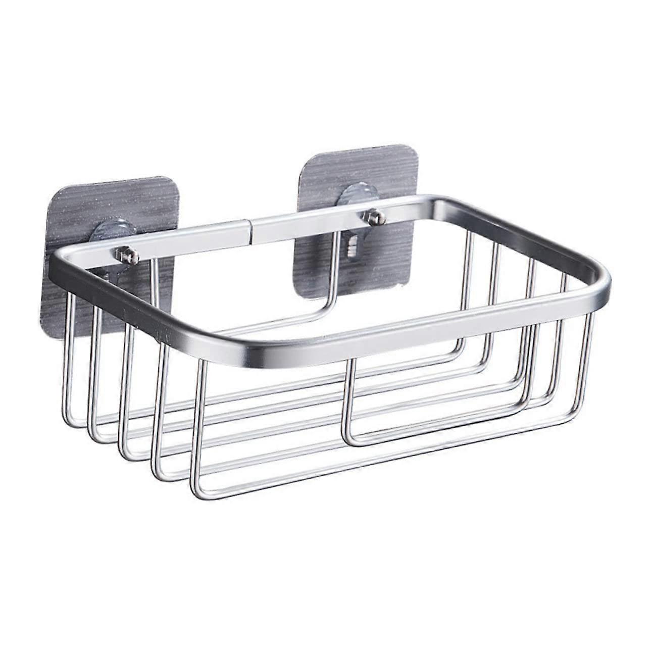 Bathroom Suction Cup Tissue Holder Waterproof NoDrill Wall Mounted Paper Shelf SpaceSaving