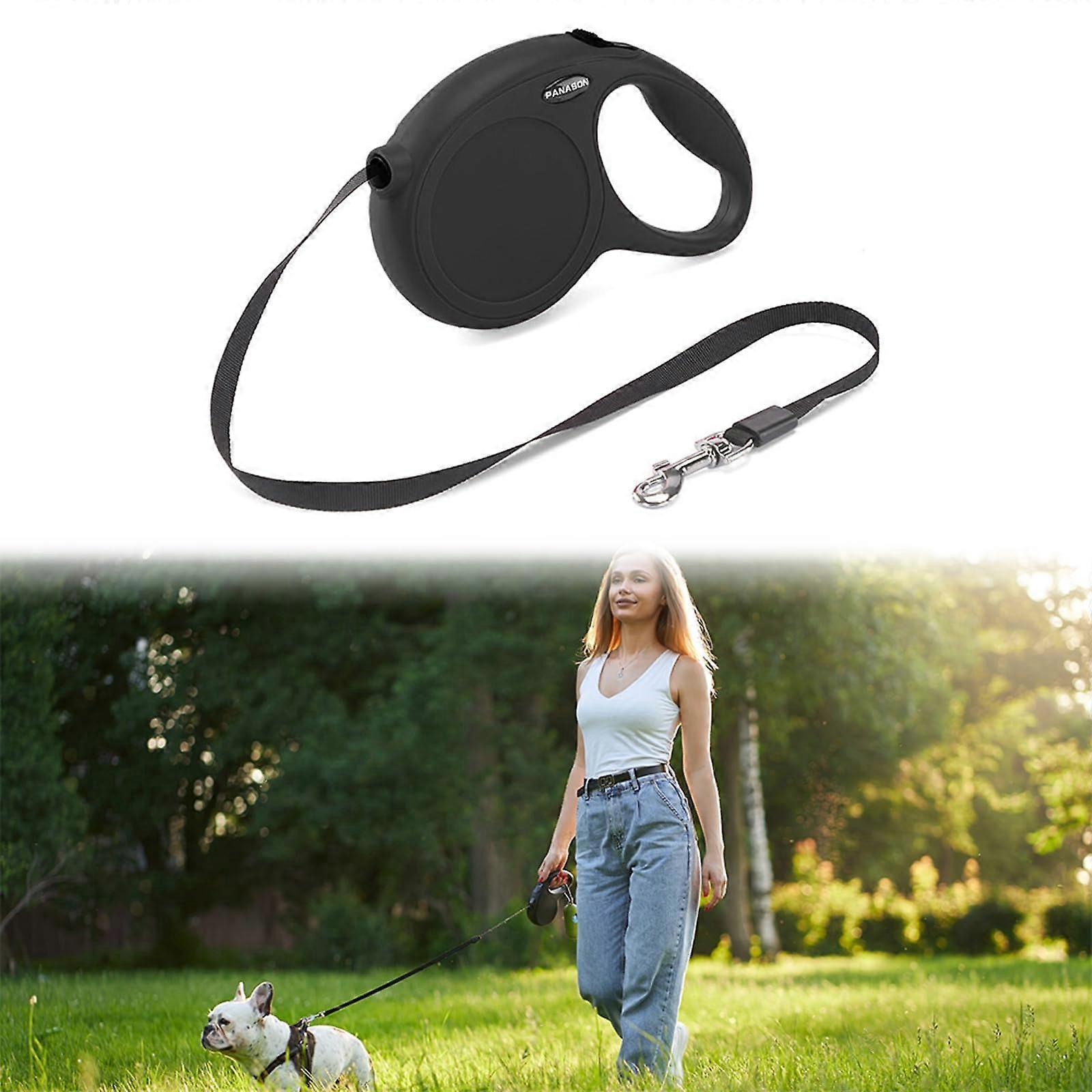 Heavy Duty 5m Retractable Dog Leash with Tangle Design and NonSlip Handle
