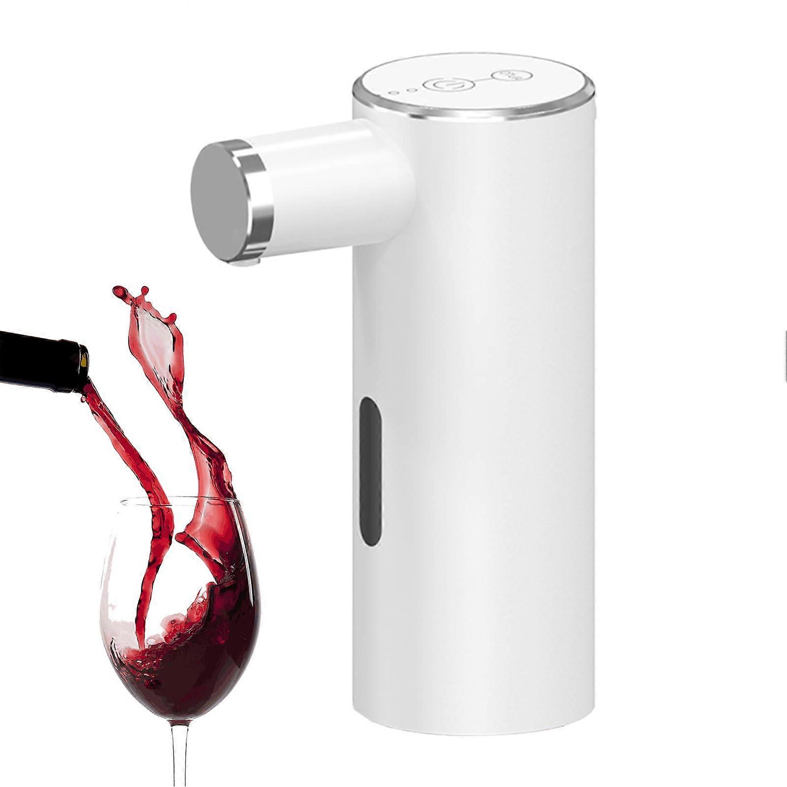 Electric Wine Aerator Dispenser with Smart Sensor, Fast Aeration, Drip for All Bottle Types