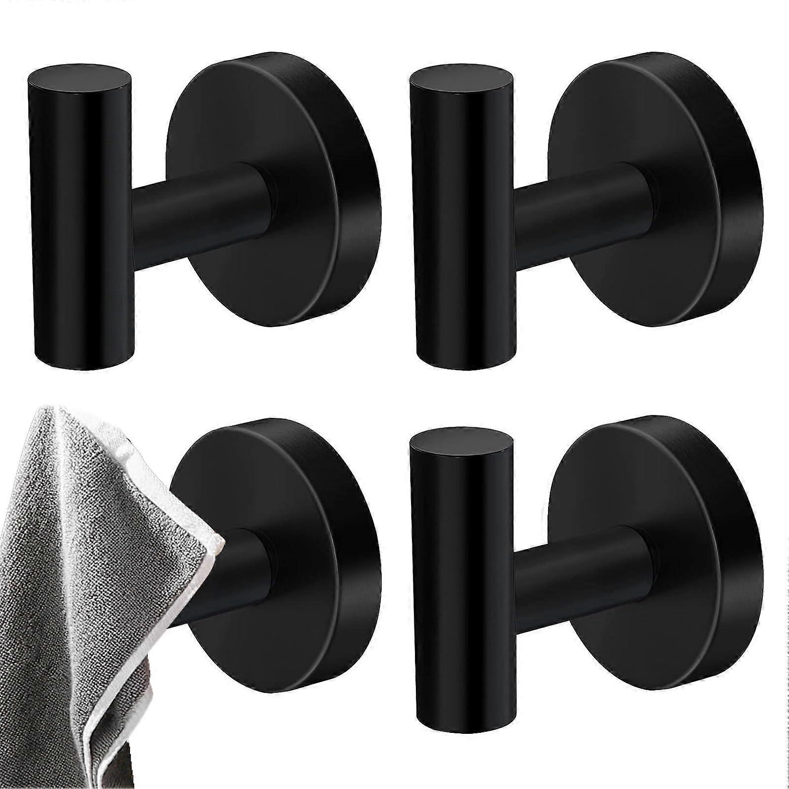 Stainless Steel Towel Hooks Rustproof Wall Mounted Heavy Duty for Bathroom Kitchen Clothes