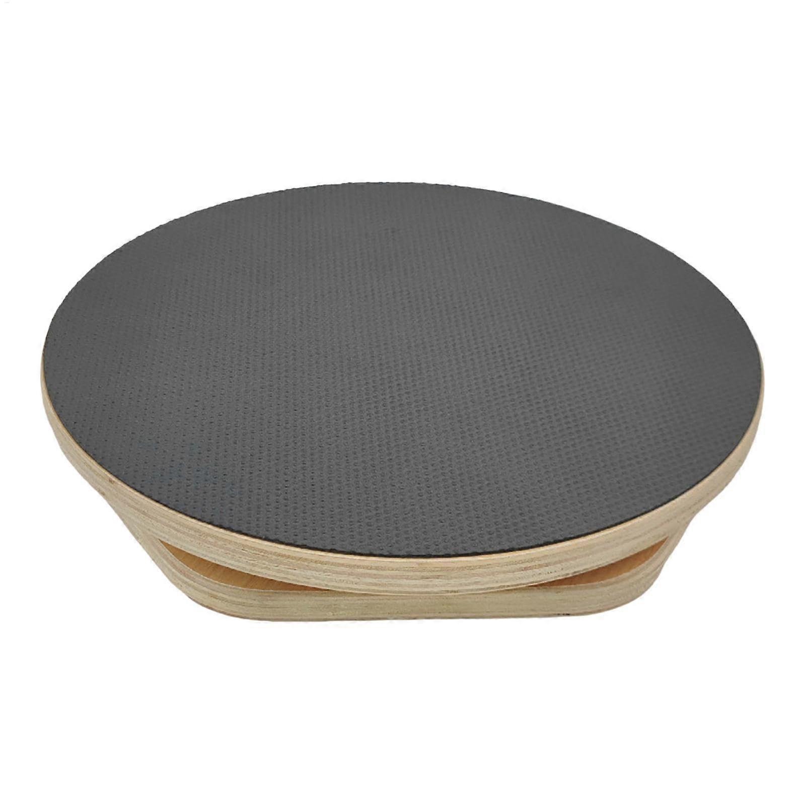 Wooden Balance Twist Board for Core Workout with NonSlip Grip and Stable Triangular Base