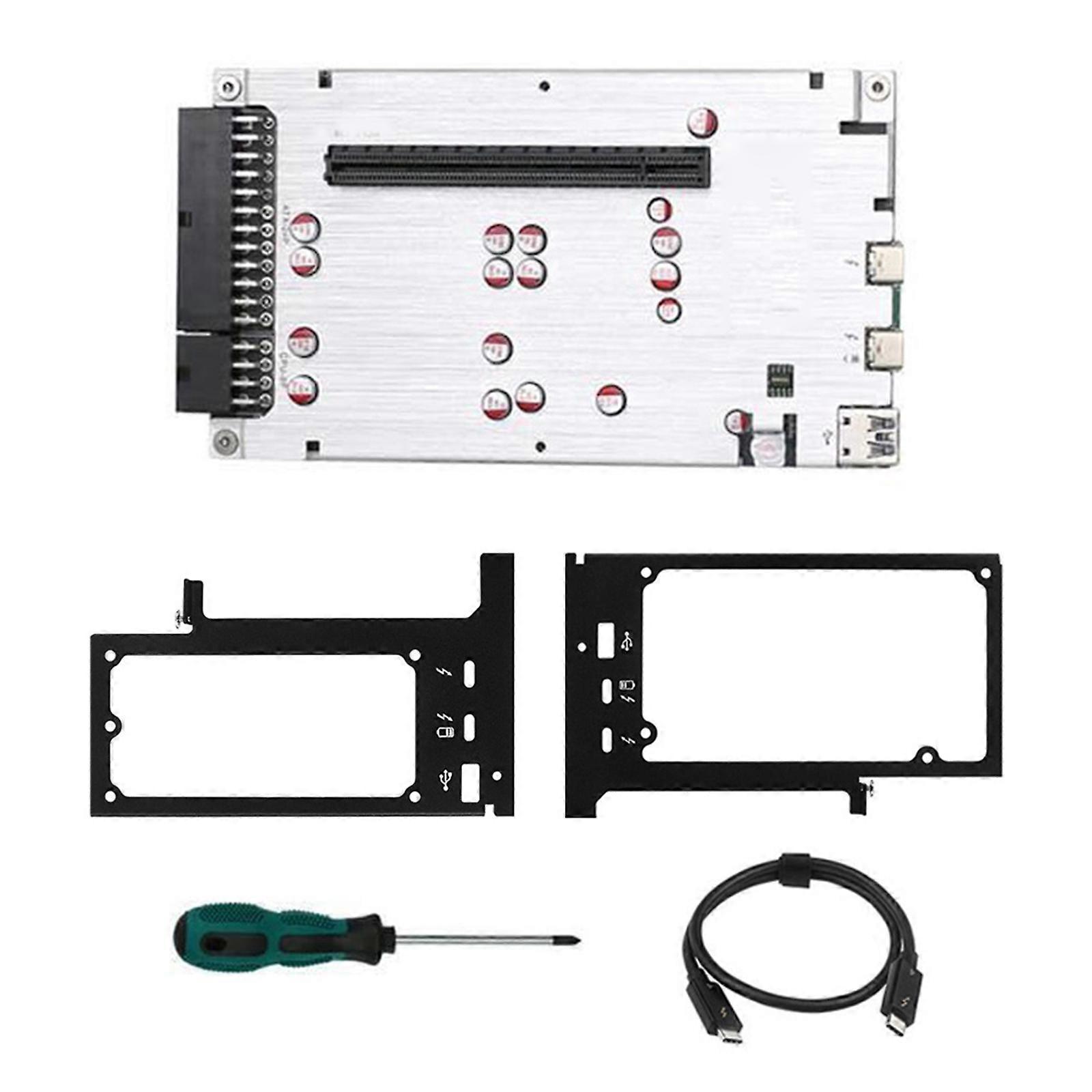USB4 40Gbps External GPU Dock Upgrades Computer Graphics Performances for Video Editing Multicolor