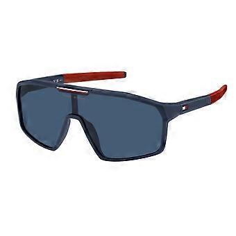 Sunglasses Tommy Hilfiger TH 2357/S BLUE WHITE FANTASY/GREY BLUE 99/1/130 Man