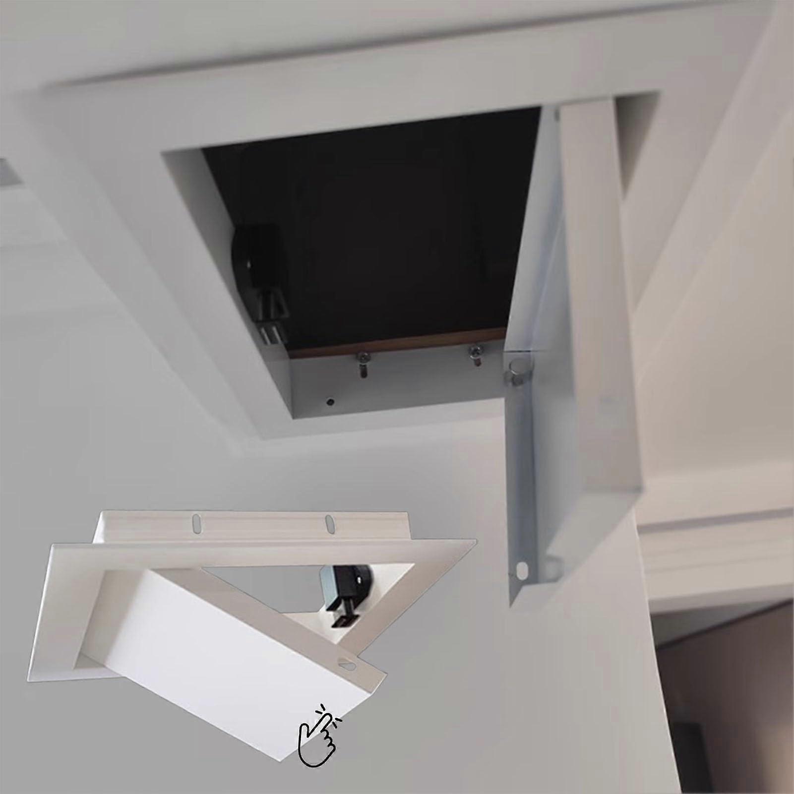 Access Panel with Concealed Touch Lock for Wall Ceiling, Aluminium Attic Access Door 10x16 Inch