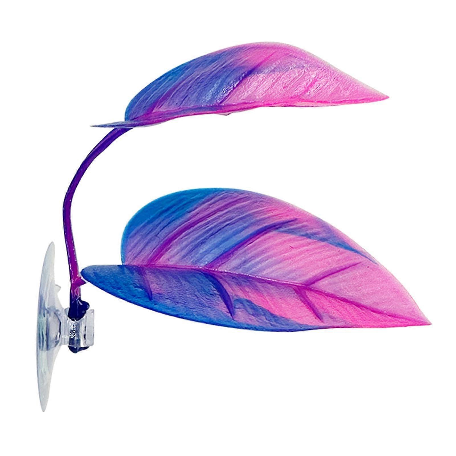 Betta Fish Leaf Hammock with Suction Cup for Small Aquarium, Realistic Betta Tank Decorations