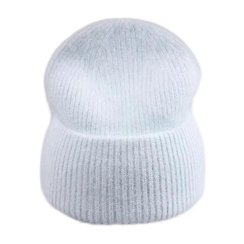 Kanin Kashmir Hat Tyk Varm Vogue Uld Angora Hat Kvindelige Beanie Hatte