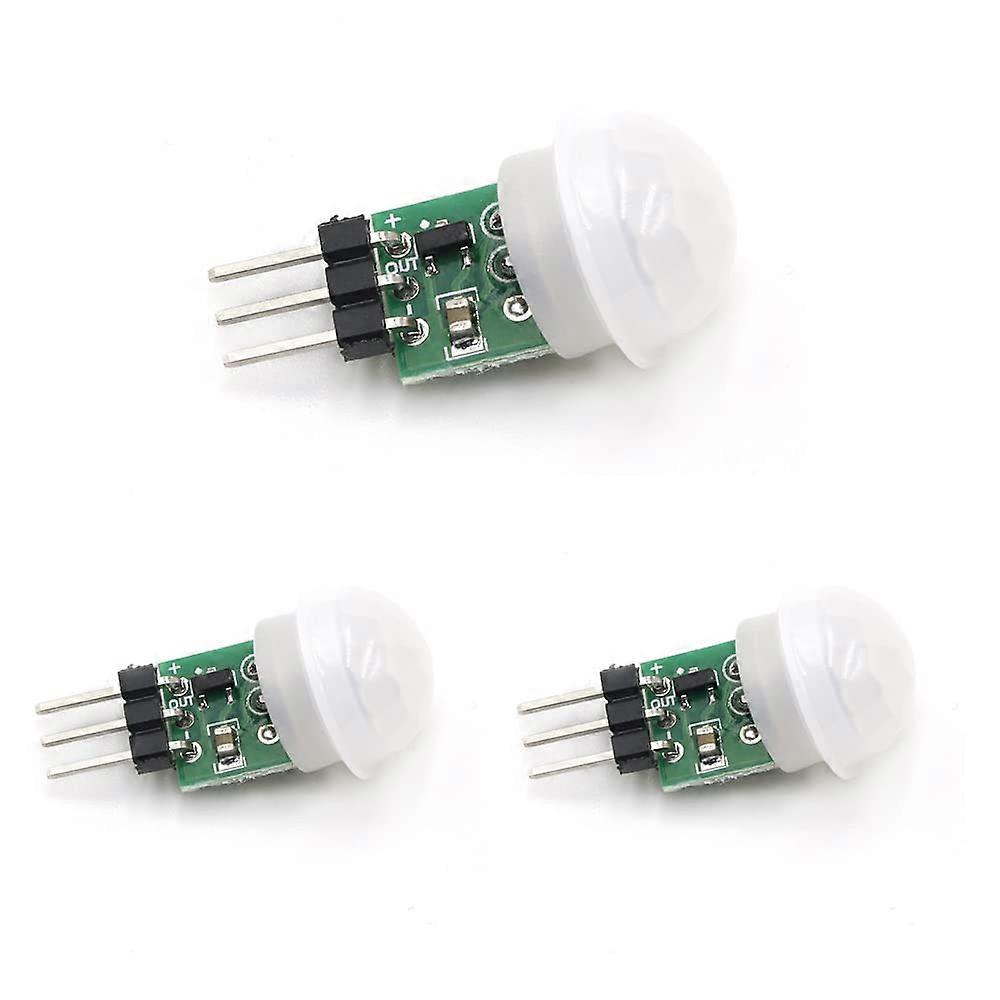 Mini PIR Motion Sensor Module 3PCS for Arduino and Raspberry Pi, Fast Infrared Motion Detection