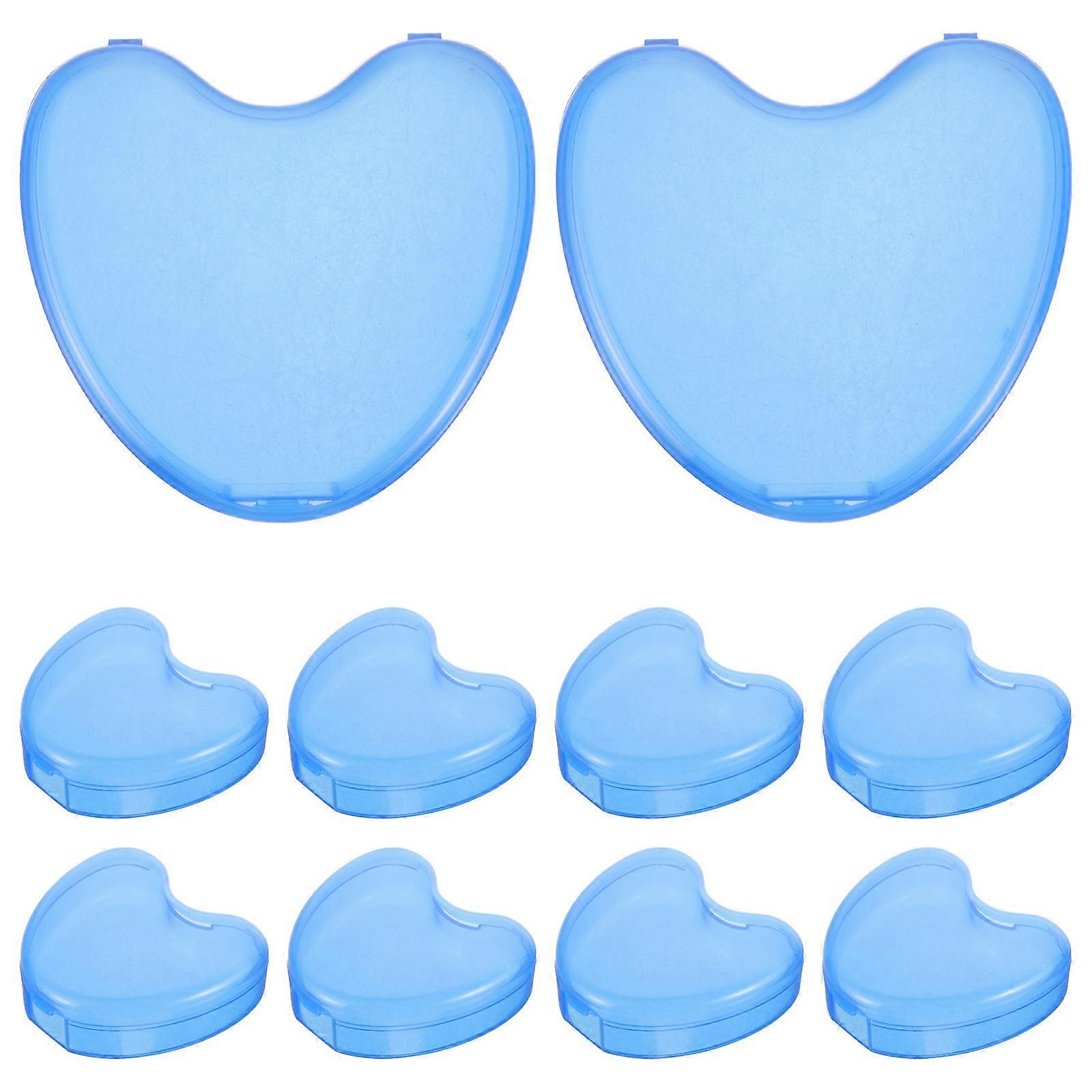 Teeth Aligner Case Retainer Holder for Storage 10Pcs Blue PP Compact