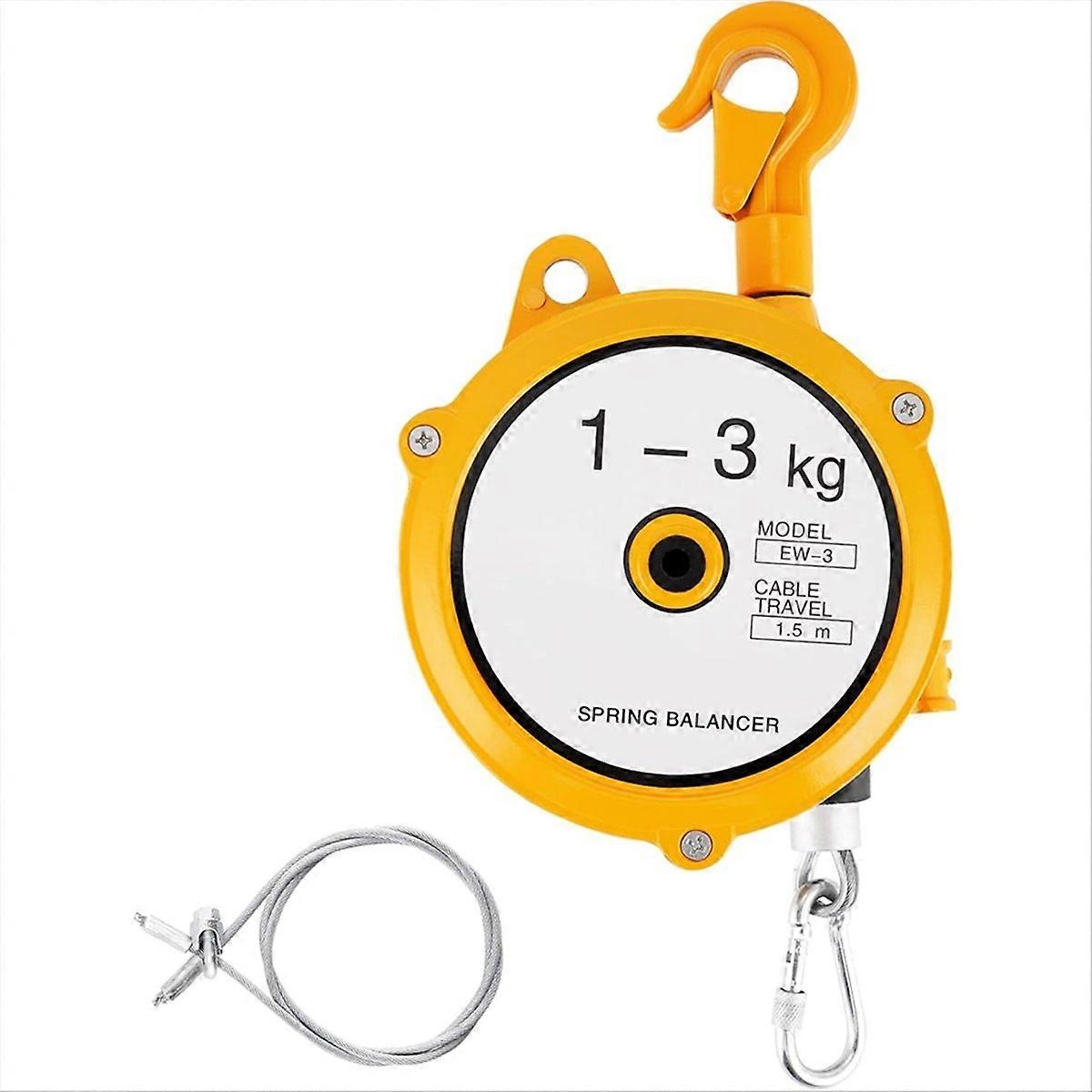 Spring Balancer, 2-7lbs(1-3kg) Retractable Balancer,Retractable Spring Tool Hanging Holding Equipment