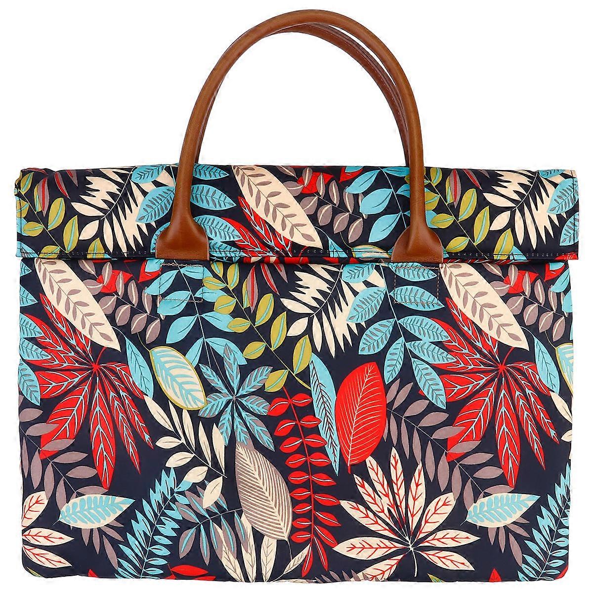 Notebook Handbag Leaves Laptop Case for Storage 2Pcs Computer Protective Pouch