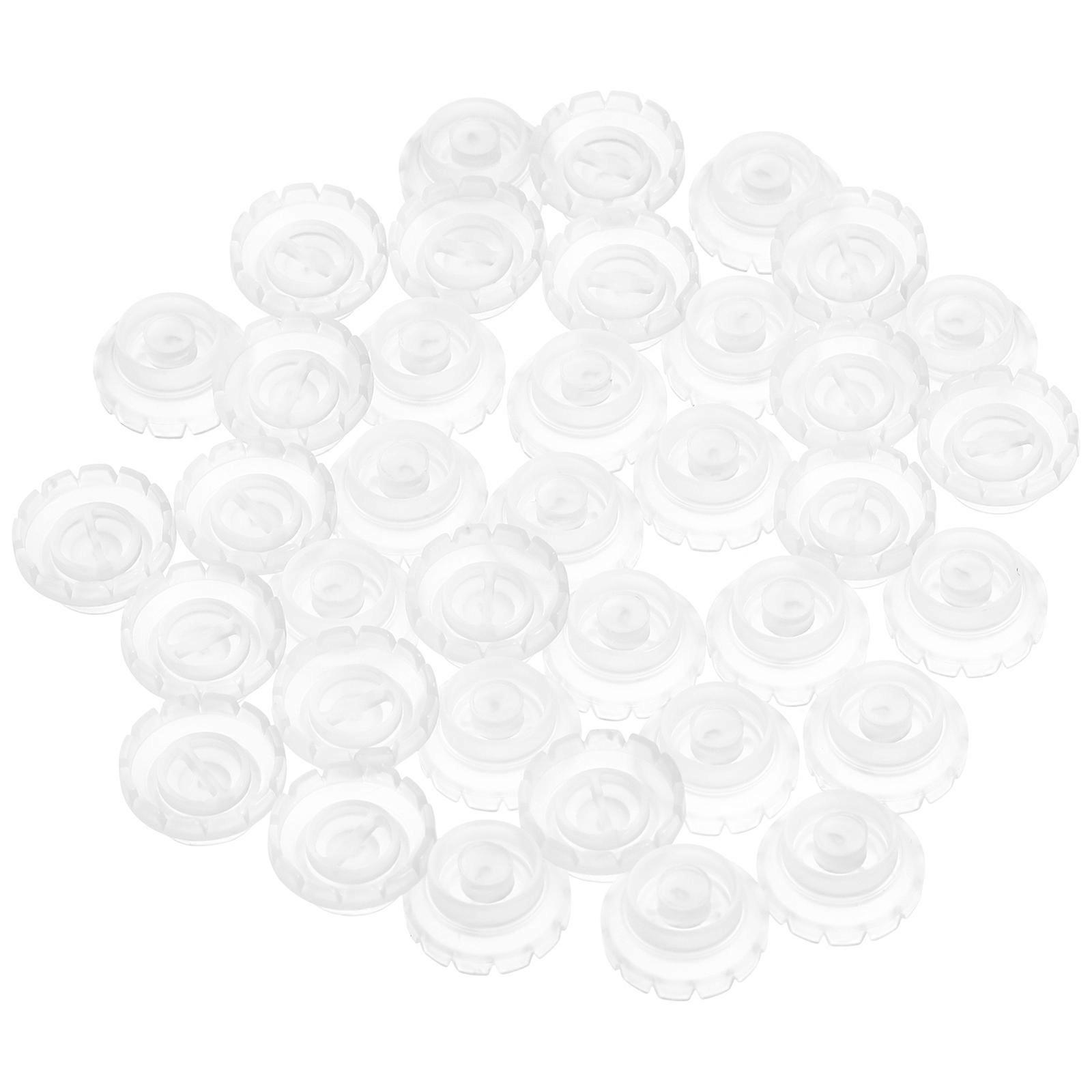 Vippeholder for vippeforlengelse med 100 stk. hvit