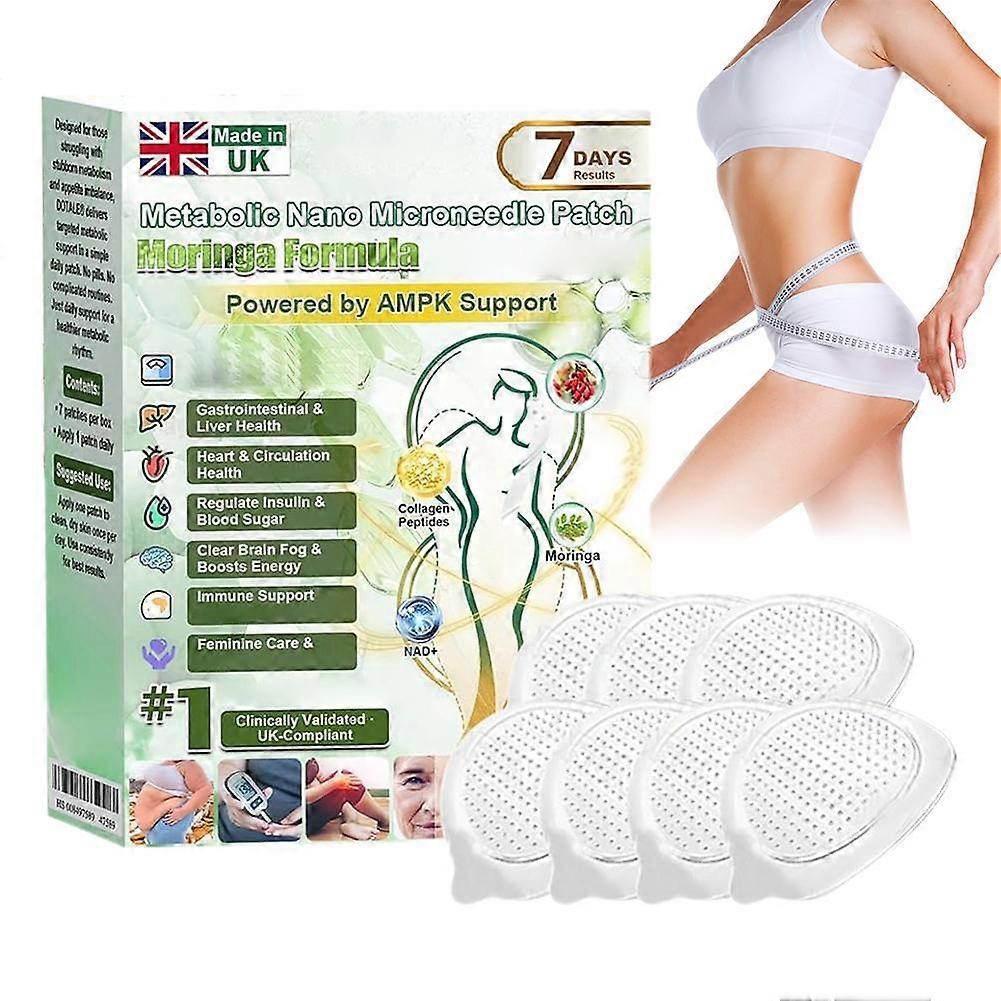 7pcs(A)$ Moringa Metabolism Nanoneedle Patch