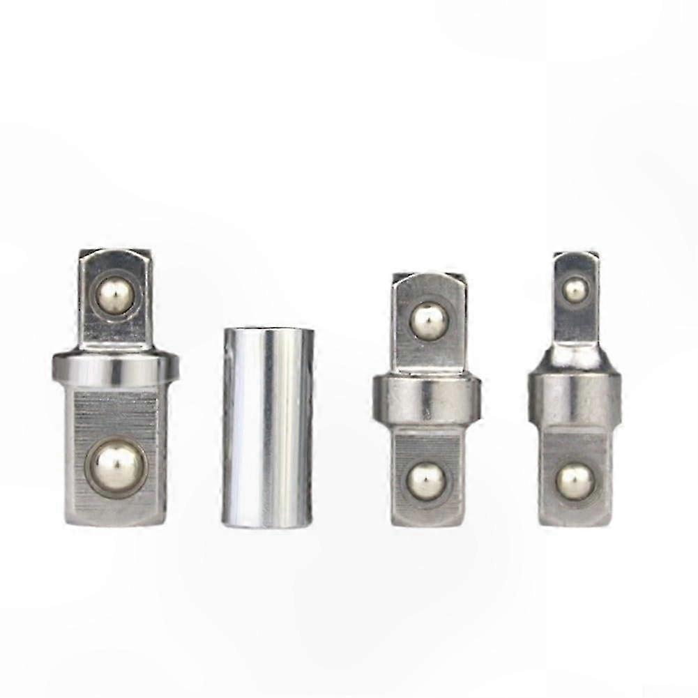 Square Drive Socket Adapter Set for Enhanced Torque Transfer, 1/2, 1/4, 3/8 Inch Double Head