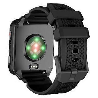 24mm Watch Band Quick Release Rubber Strap Replacement for Garmin Venu X1 and Spartan Series Black