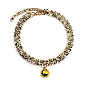 Pxcl Aluminum Alloy Local Tyrant Pet Dog Collar Small And Medium Dog Dog Collar Cat Copper Bell Pet Supplies Accessories