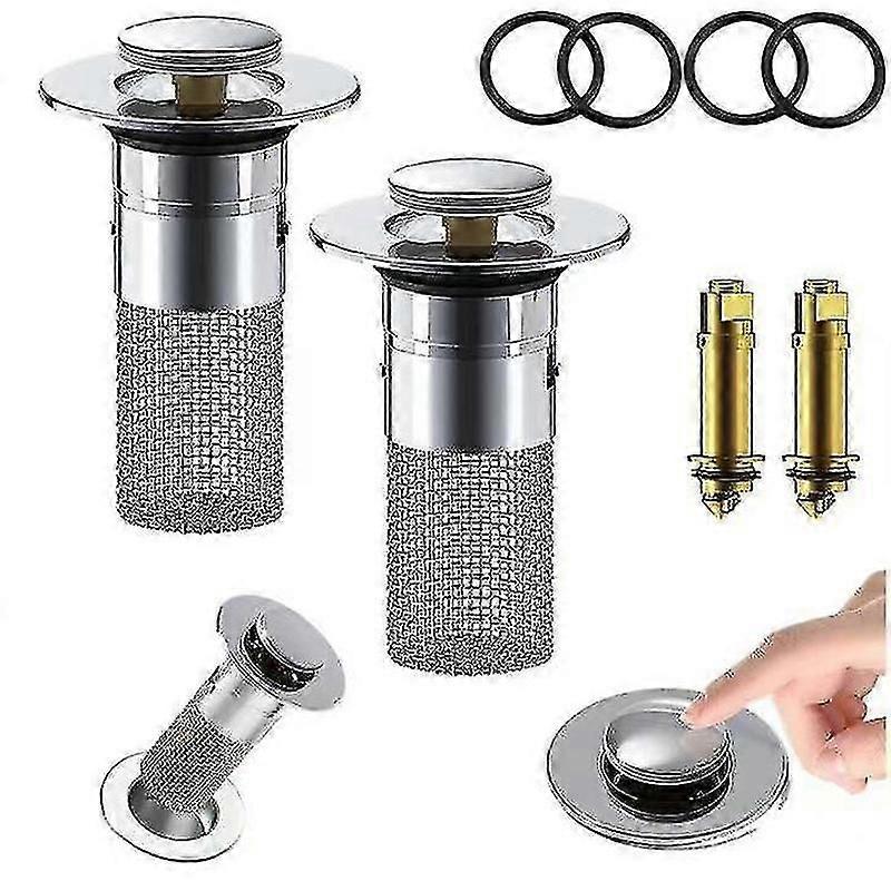 Pop-up bounce core gulvafløbsfilter i rustfrit stål
