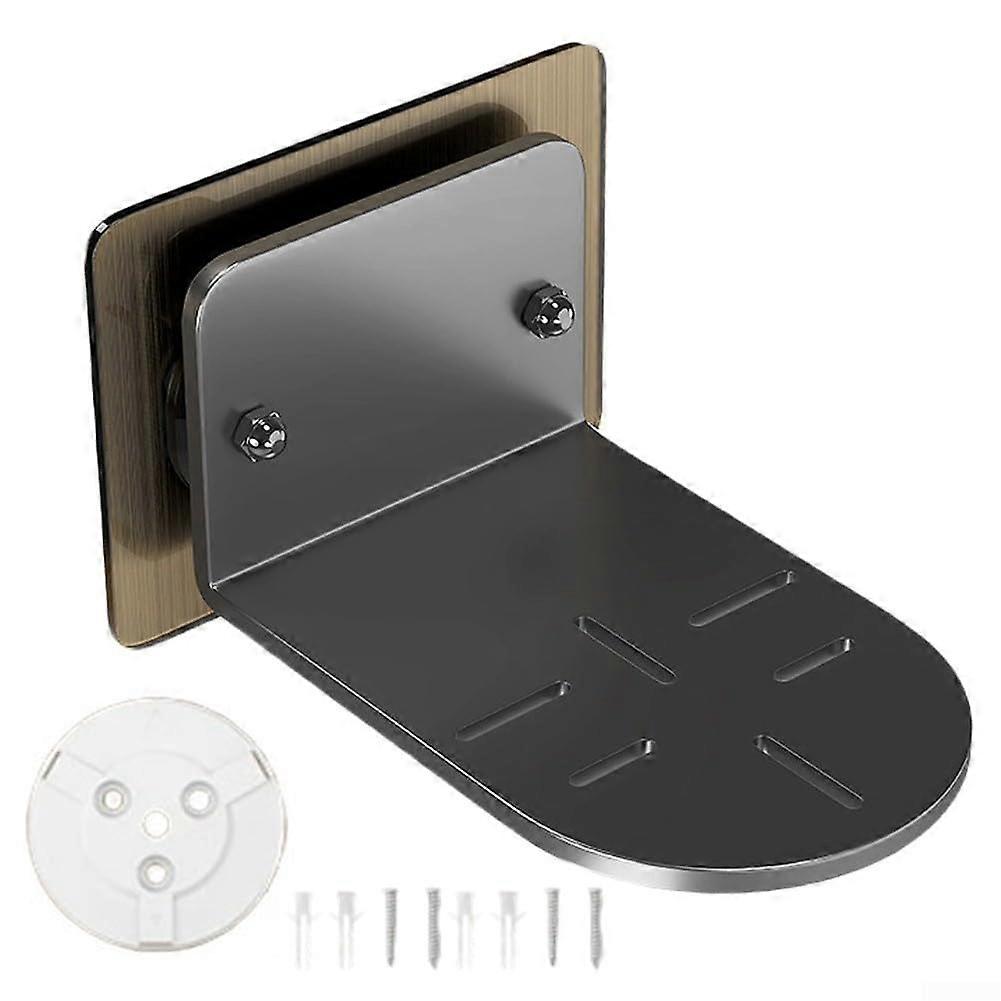 Metal Security Camera Wall Mount with Screws, Stable Indoor Camera Bracket Grey for Wall or Ceiling