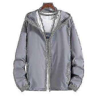 7xl 6xl plus koko miesten nopeasti kuivuva iho takit takki aurinkovoide vedenpitävä miesten ohut armeijan päällysvaatteet erittäin kevyt tuulensuoja takki f74