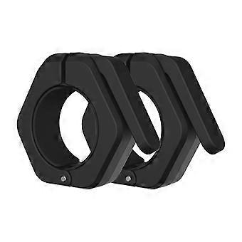 Barbell Clamps (A Pair), Barbell Clamps, Quick-release Barbell Clamps With Anti-slip Grips, Used compatible with Safe Weightlifting Training