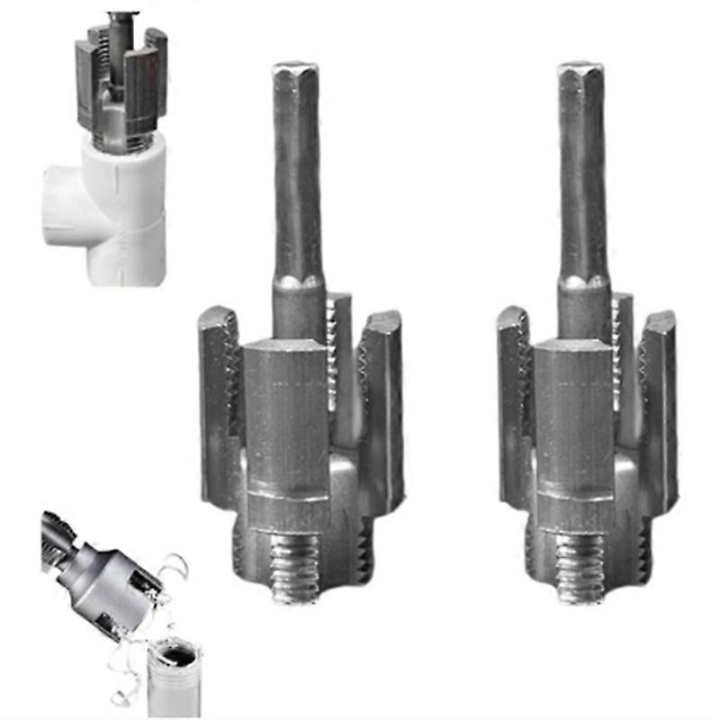 B84B-External Pipe Threading Tool compatible with Inside Outside Water Pipe Thread Electric Drill Compatible Pvc Pipe Threader Kit