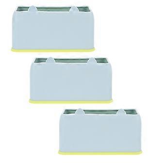 Cat Litter Scoop Holder Plastic Organizer for Home Use 3Pcs Sky-Blue Set