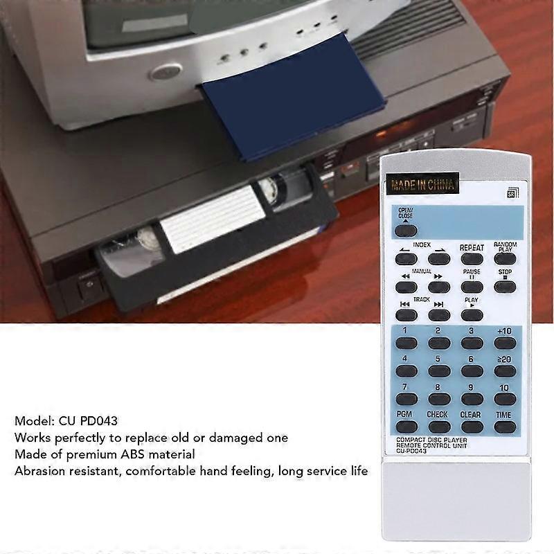 ABS Player CD Remote PD048 for Control CU Control CU Replacement PD043 Remote