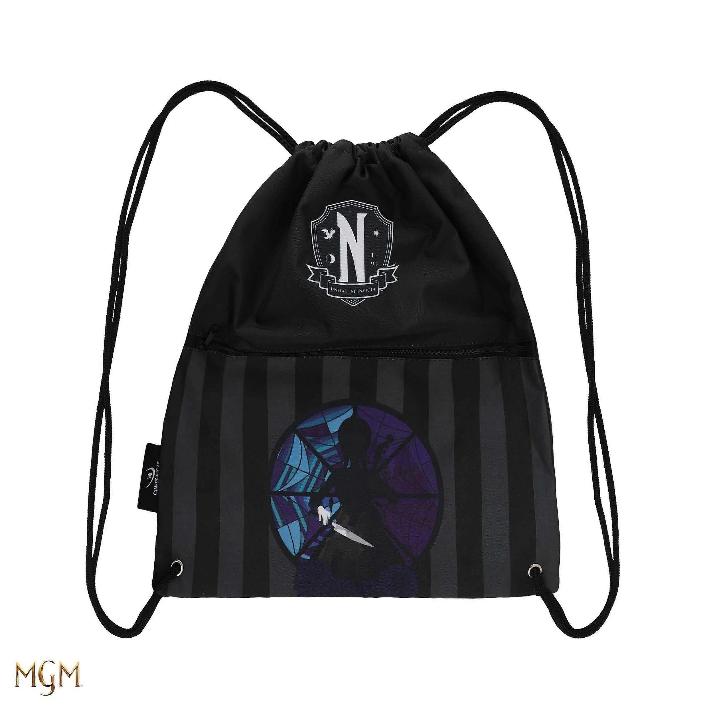 Wednesday with Cello Drawstring Bag | Acotis