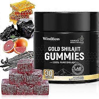 Nutrition Gels & Chews Gold Shilajit Gummies 30 Count for Men Women,kkoukL1