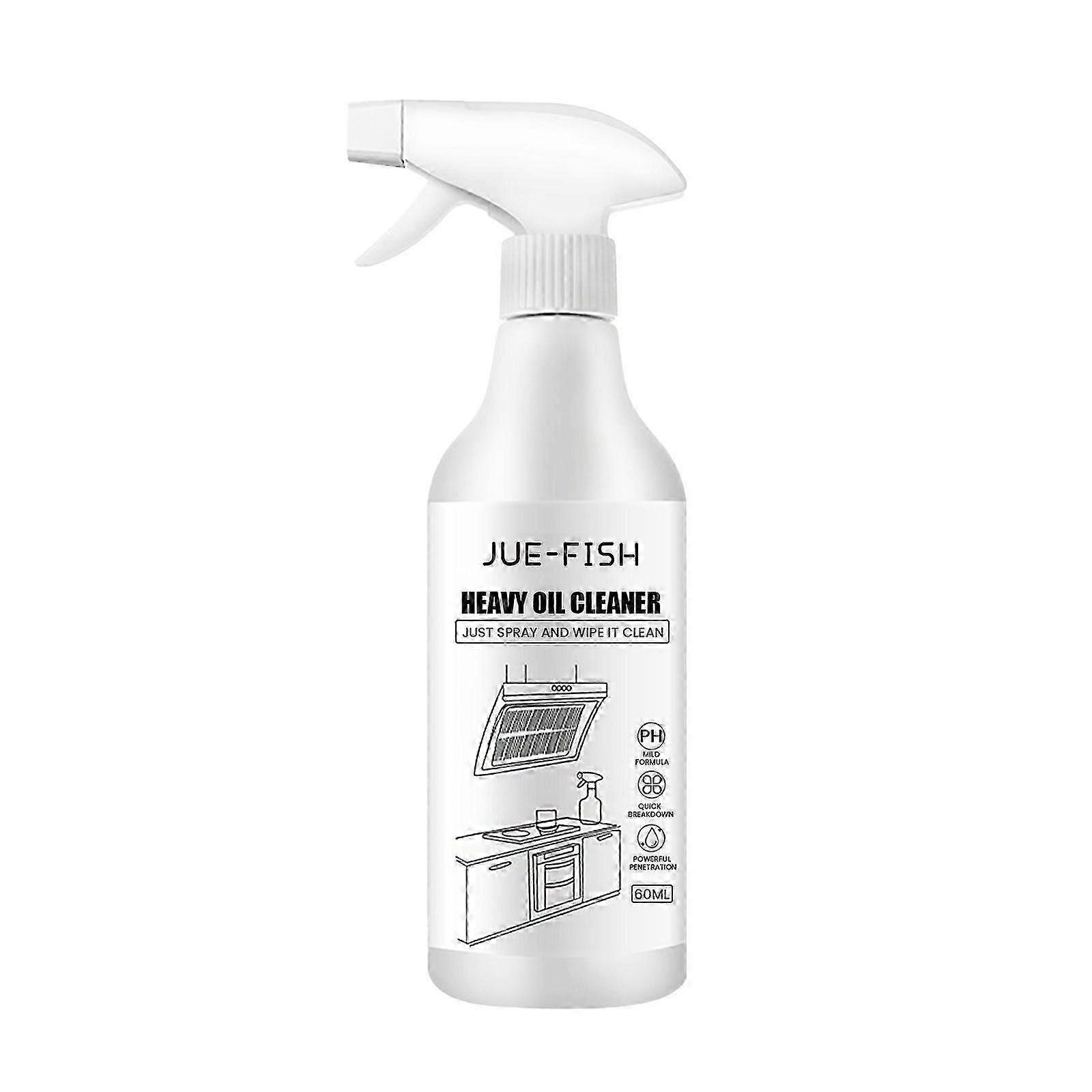 Powerful Multi-Effect Kitchen Grease Cleaner - Fast-Acting Oil Stain Remover for Stoves, Hoods, Sinks & Tiles - Safe, Easy to Use, Heavy Duty Degrease