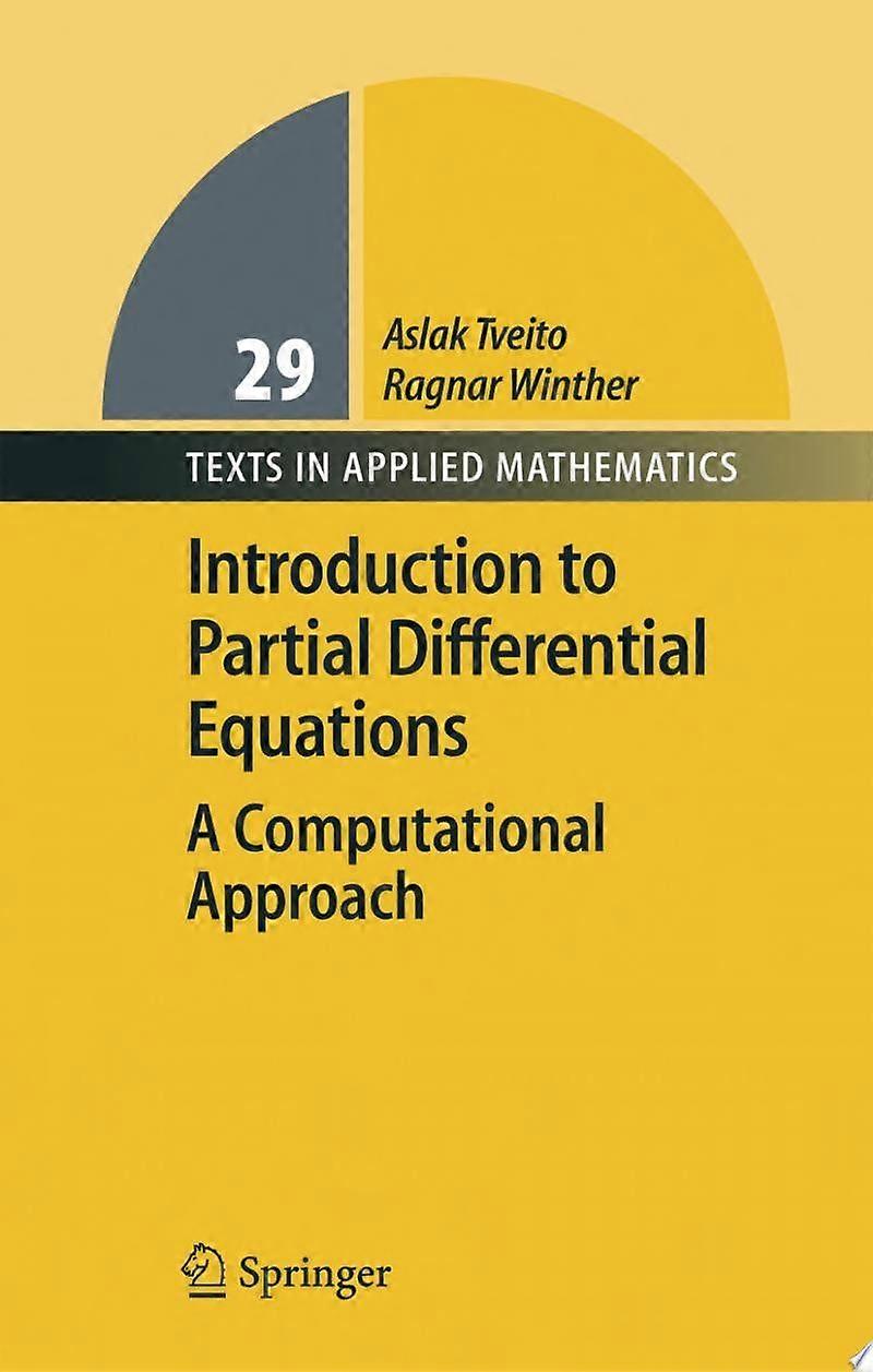 Introduction to partial differential equations a computational approach