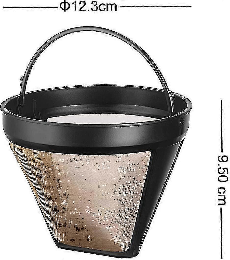 Gold-tone Permanent Coffee Filter