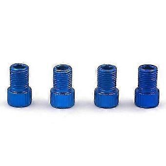 XYYC-Bicycle Tire Valve Adapter Bike Valve Converter Presta to Schrader (Blue)