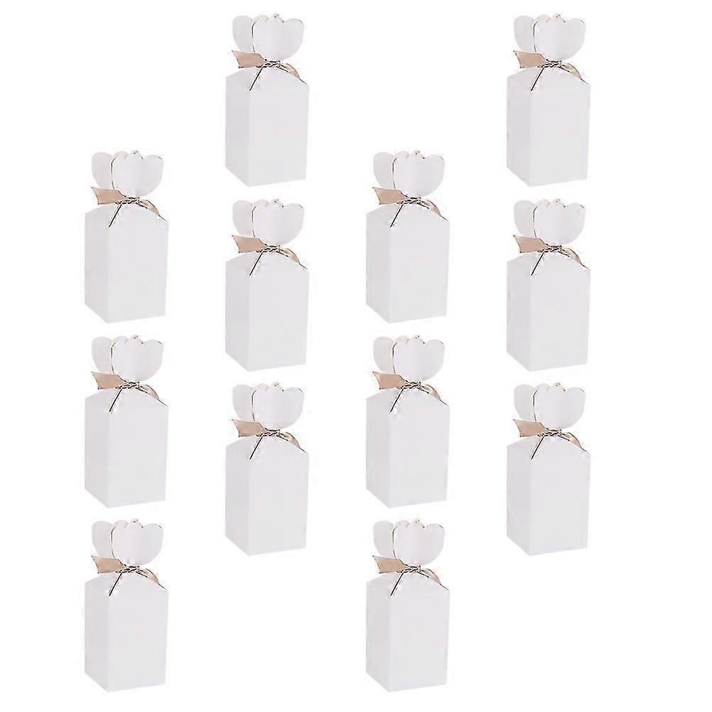 White Candy Gift Boxes | 20Pcs | For Party & Gift Packaging