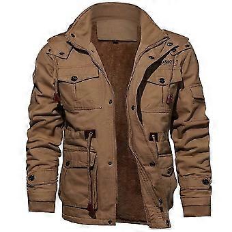 Jaqueta Masculina Alta Jaqueta Respirável Trench Coat M Khaki