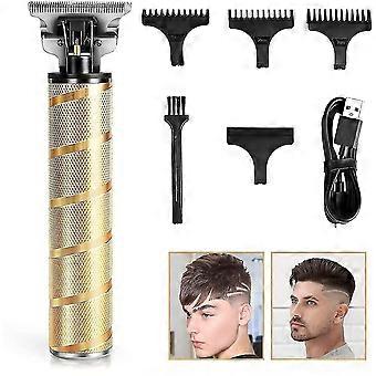 Haarschneidemaschinen für Männer, Zero Gapped Hair Trimmer, T-Blade Outline Clippers Trimmer zum Haarschneiden, Cordless Haarschneidemaschinen, USB Charge Wasserdicht T