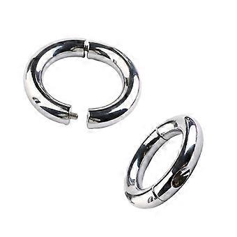 Bague de temporisation Physique en Acier Inoxydable de diffrentes Tailles pour Un Exercice sain (2pcs) =50mm-PHWJ