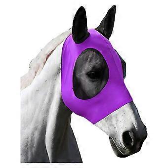 Horse Fly Mask With Ventilated Airflows Design For Easy Identification In Pasture And Competition Hot Weather Training Accessory  Purple