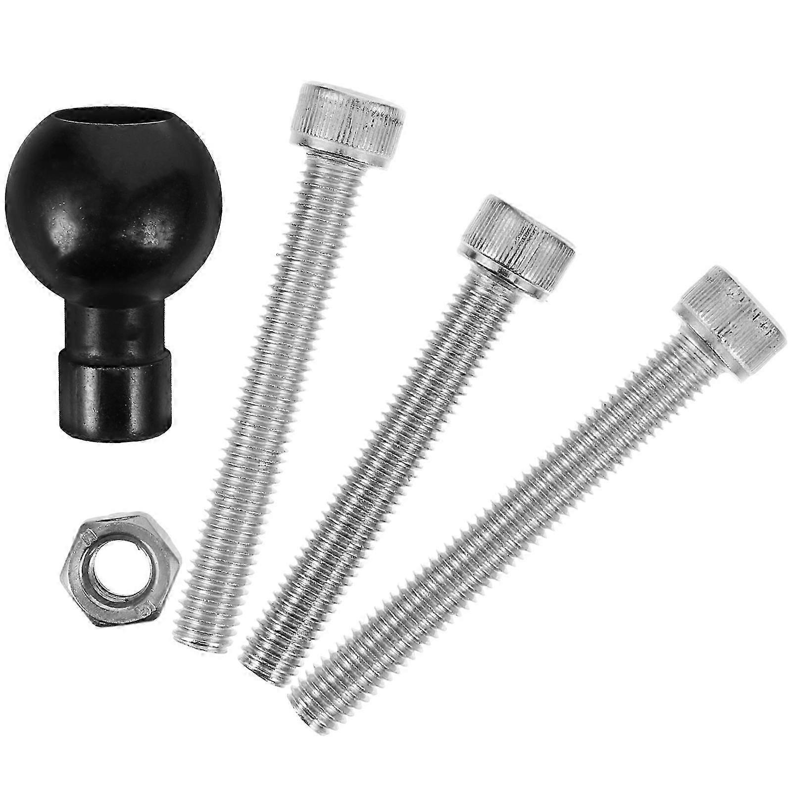 Motorcycle Handlebar Clamp Base Ball Head Base Handlebar Bracket Bolt Accessory