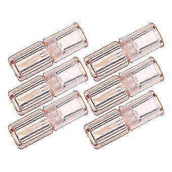 6stk Mini Lip Gloss Tubes med tryllestav 3,4 ml Lip Gloss Tubes Klar genopfyldelige tomme kosmetiske prøvebeholdere til DIY læbestift pomade forsyninger
