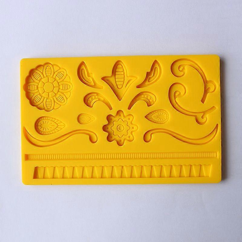 Three-dimensional lace shape cake decorative mold - 1PC