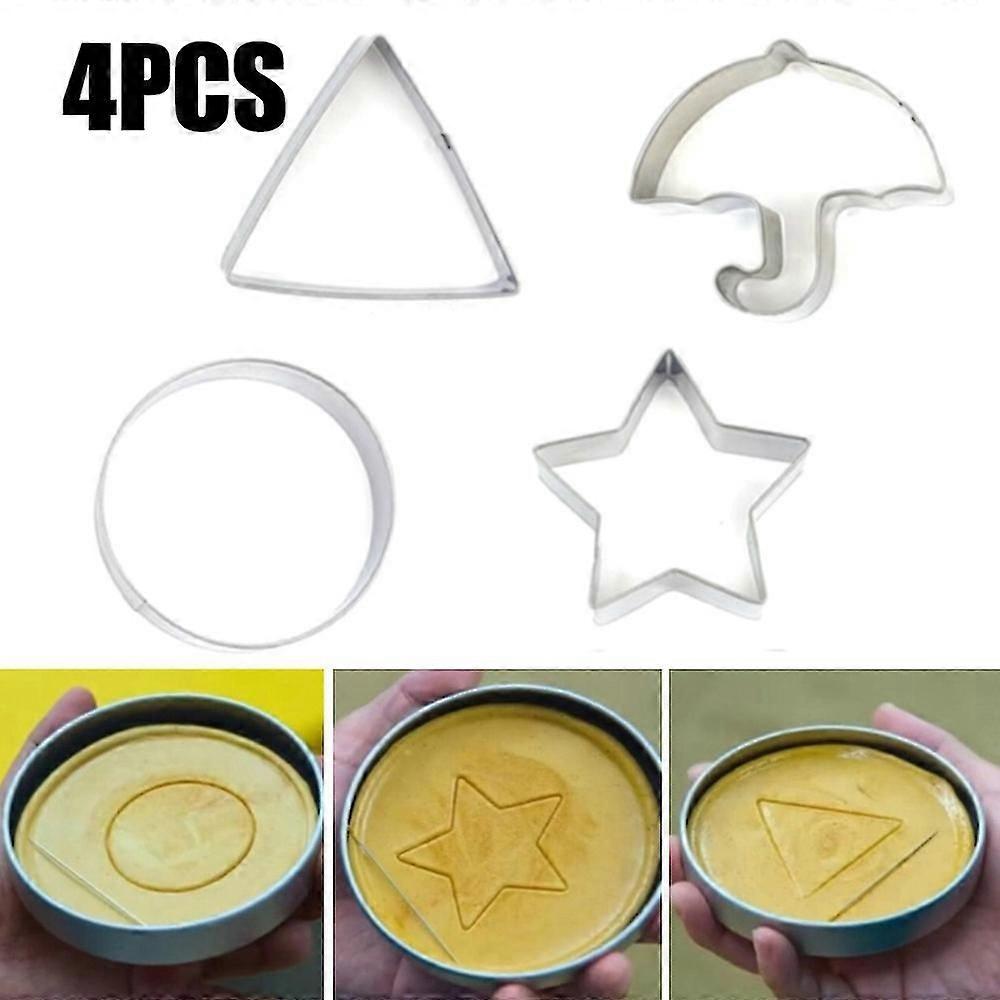 4pcs / set Cookie Sugar Baking Mould Biscuit Cutter Tool