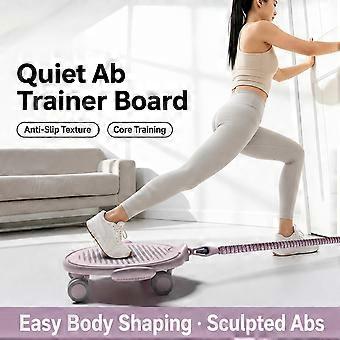 360-degree Silent Pilates Slider Disc Abdominal Core Trainer Board with Knee Pad