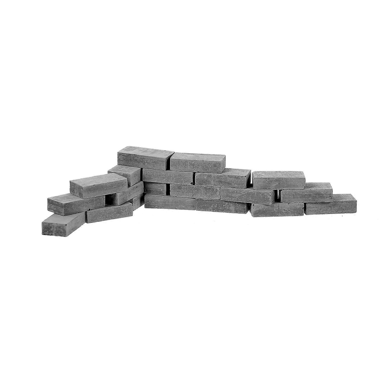 20 Pcs Mini Brick Model Miniature Bricks Rectangle Shape Brick Landscaping Decor