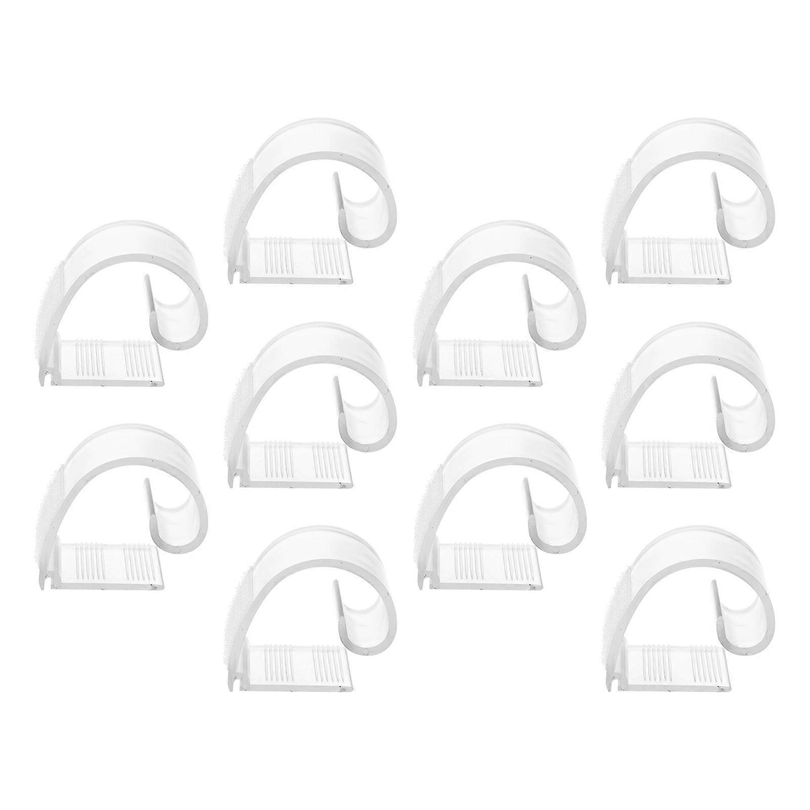 Tablecloth Clips Transparent Table Cloth Fixing Clips 10Pcs