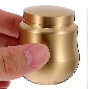 Bird Training Food Jar Copper for Feeding 5Pcs Handheld Golden Jars