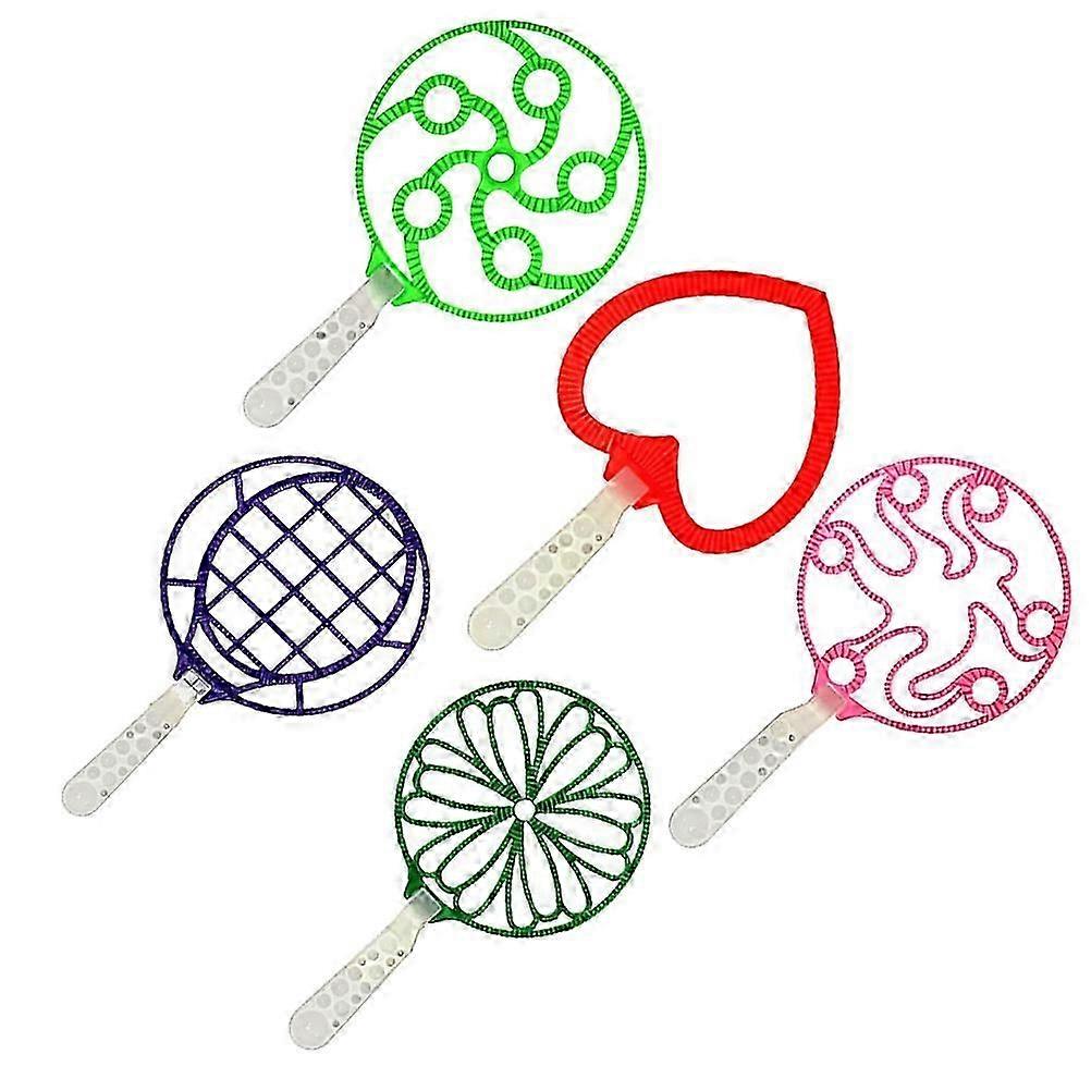 Bubble Stick Plastic Bubble 5Pcs Assorted Bubbling Sticks YS