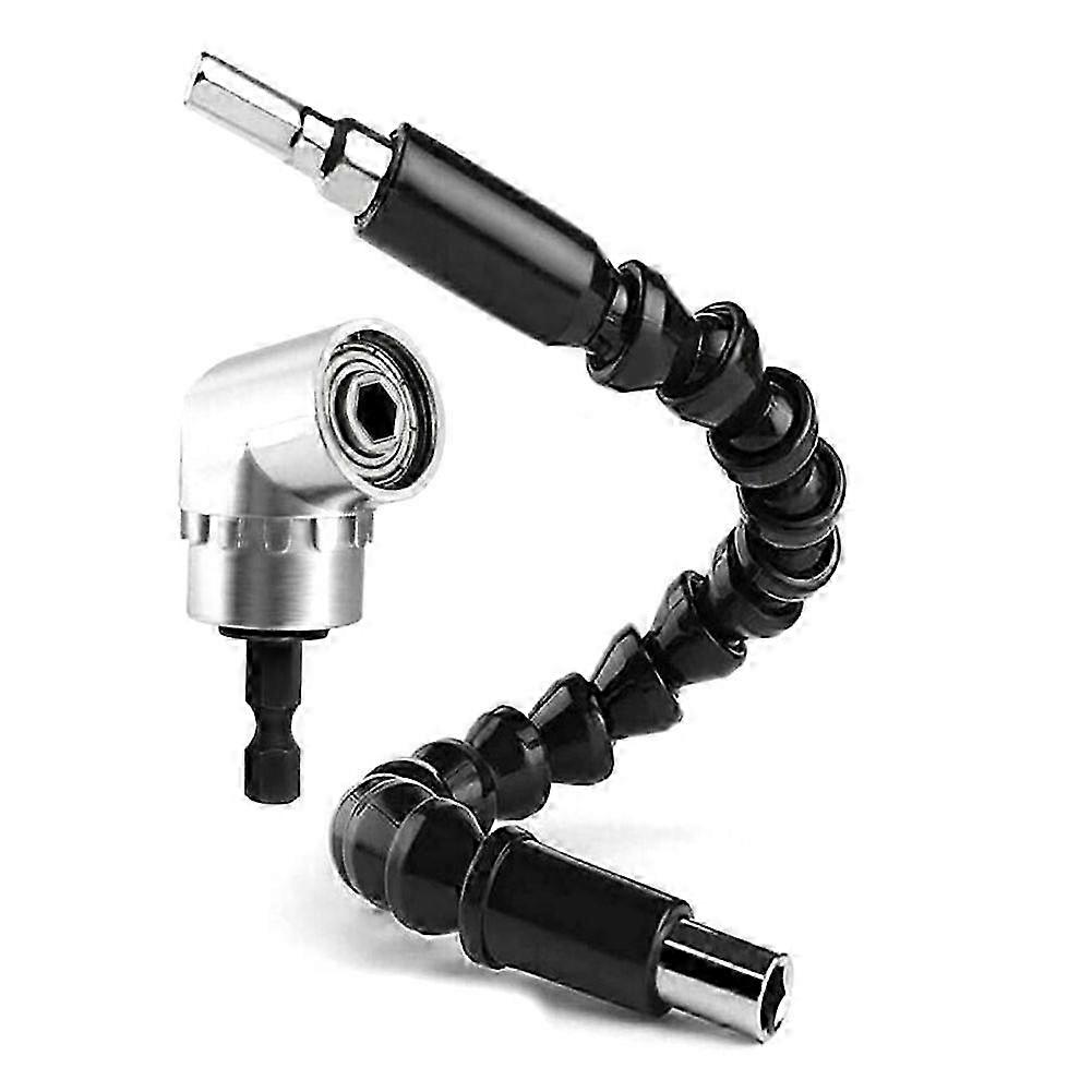 105 Degree Right Angle Drill Adapter Flexible Shaft Extension