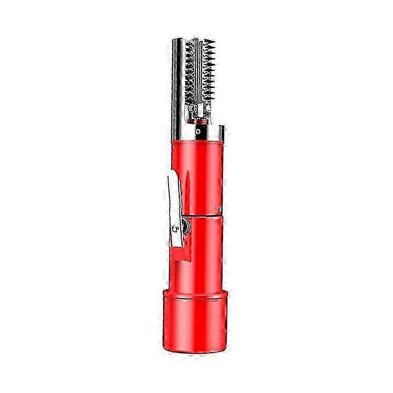 Electric Fish Scale Scraper Household Automatic Wireless Scraping Tool CN Plug Red Single Battery